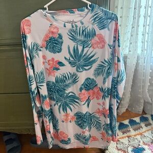 Floral Print Swim Coverup